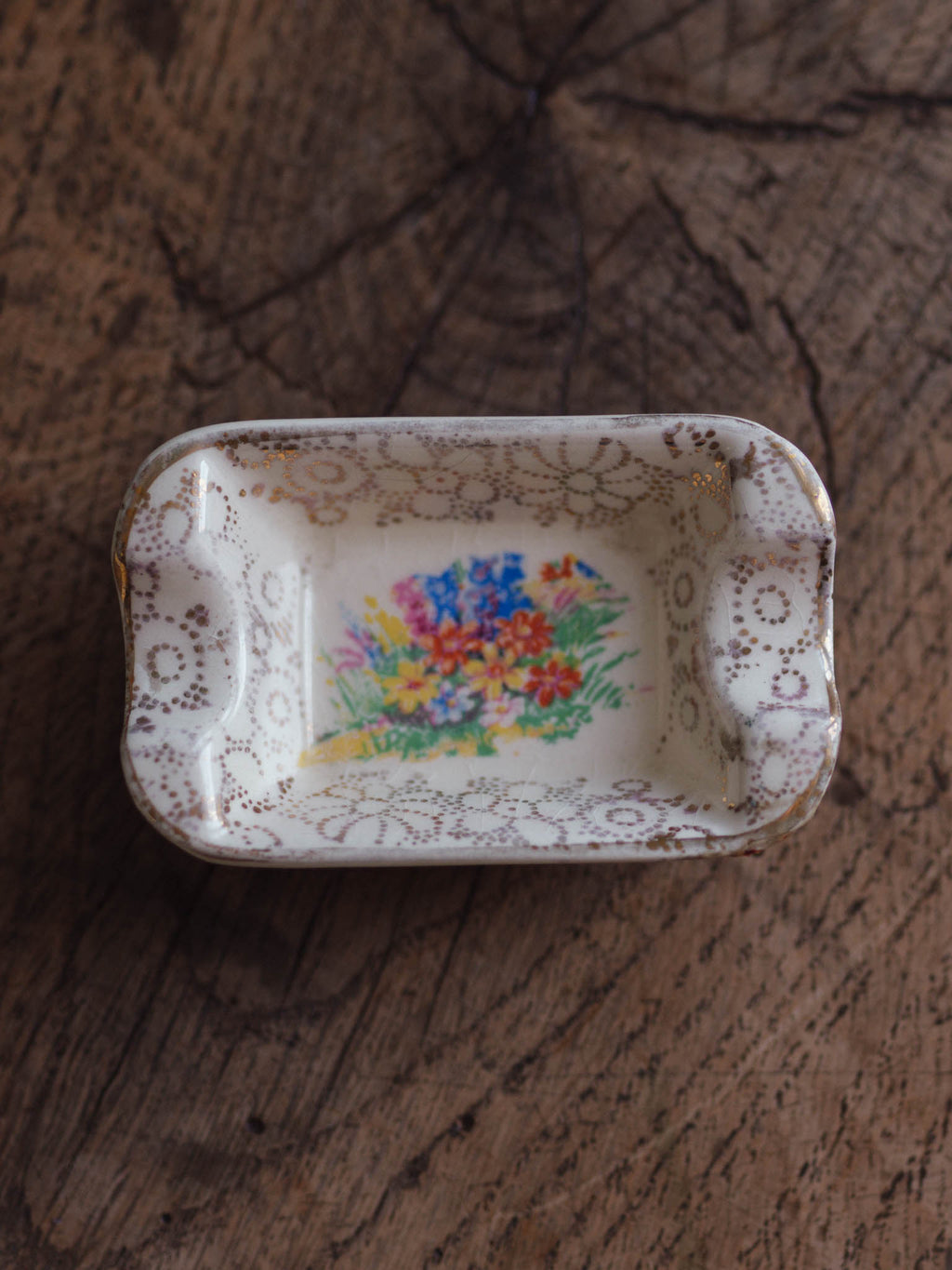 Tiny transferware lady's cigarette holder