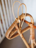 Vintage giraffe cane rocking horse