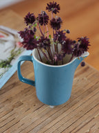 Crown Lynn jug 6016 - dark teal