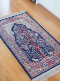 Exquisite rug with deer and birds