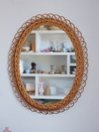 Vintage Cane Mirror