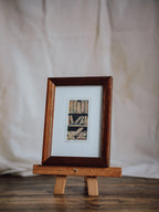 Framed Painting – Bookshelf Study by EG