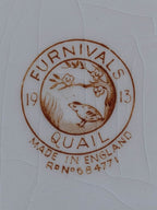 Furnivals “Quail” Large English Earthenware Dish – 19th/early 20th C