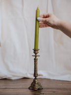 Brass Art Nouveau Candlestick