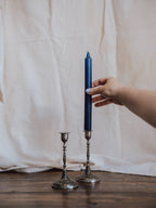 Navy Household Taper Candle