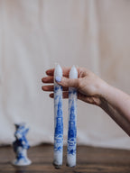 Delft Blue Angel Candlestick