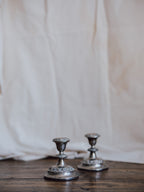 Ianthe Silver Plated Candlestick Pair