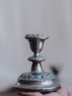 Ianthe Silver Plated Candlestick Pair