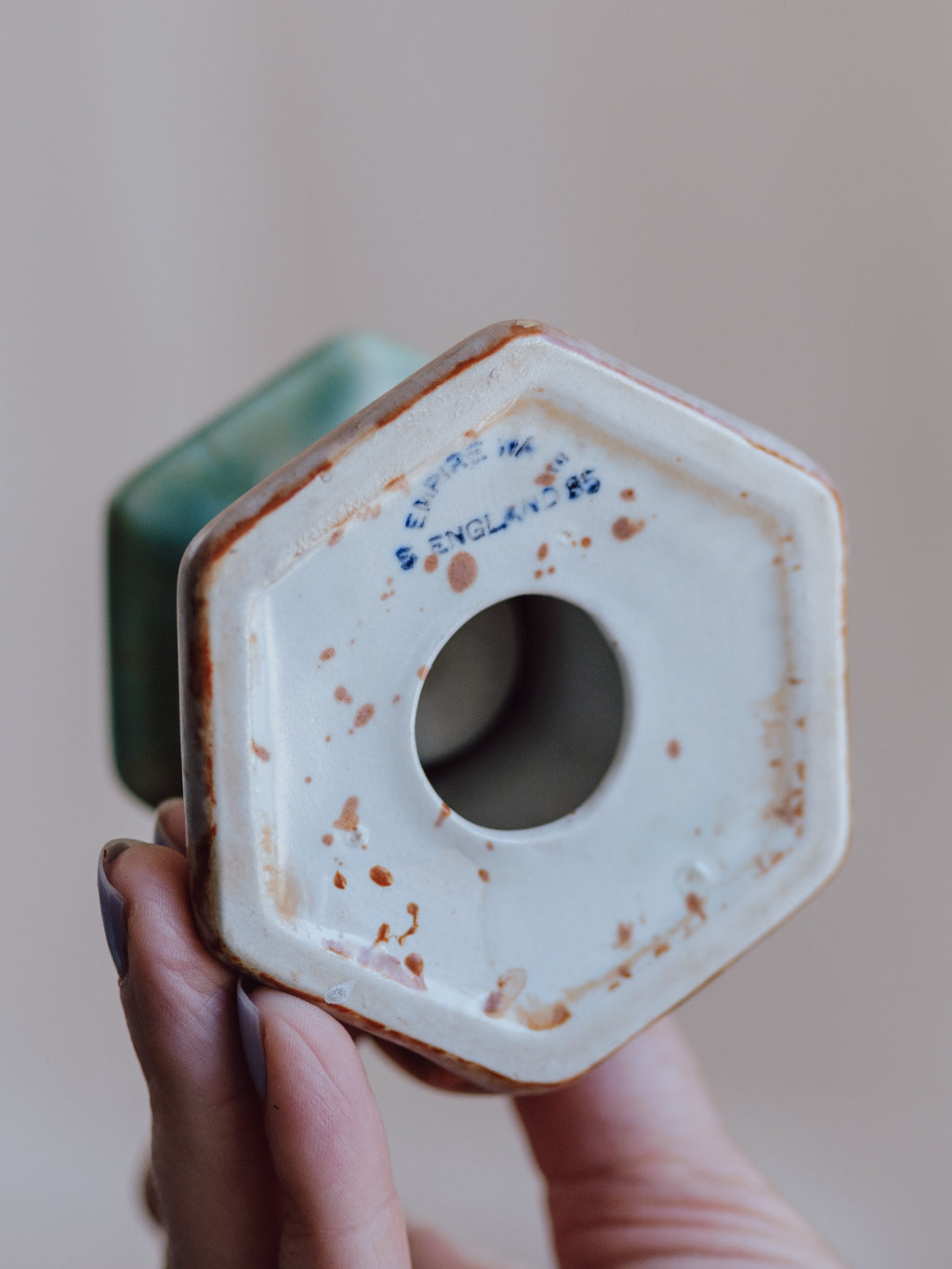 Vintage Empire Ware England Candle Holder