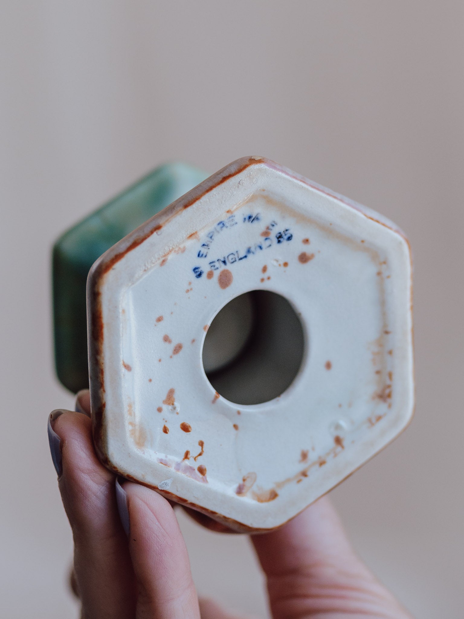 Vintage Empire Ware England Candle Holder