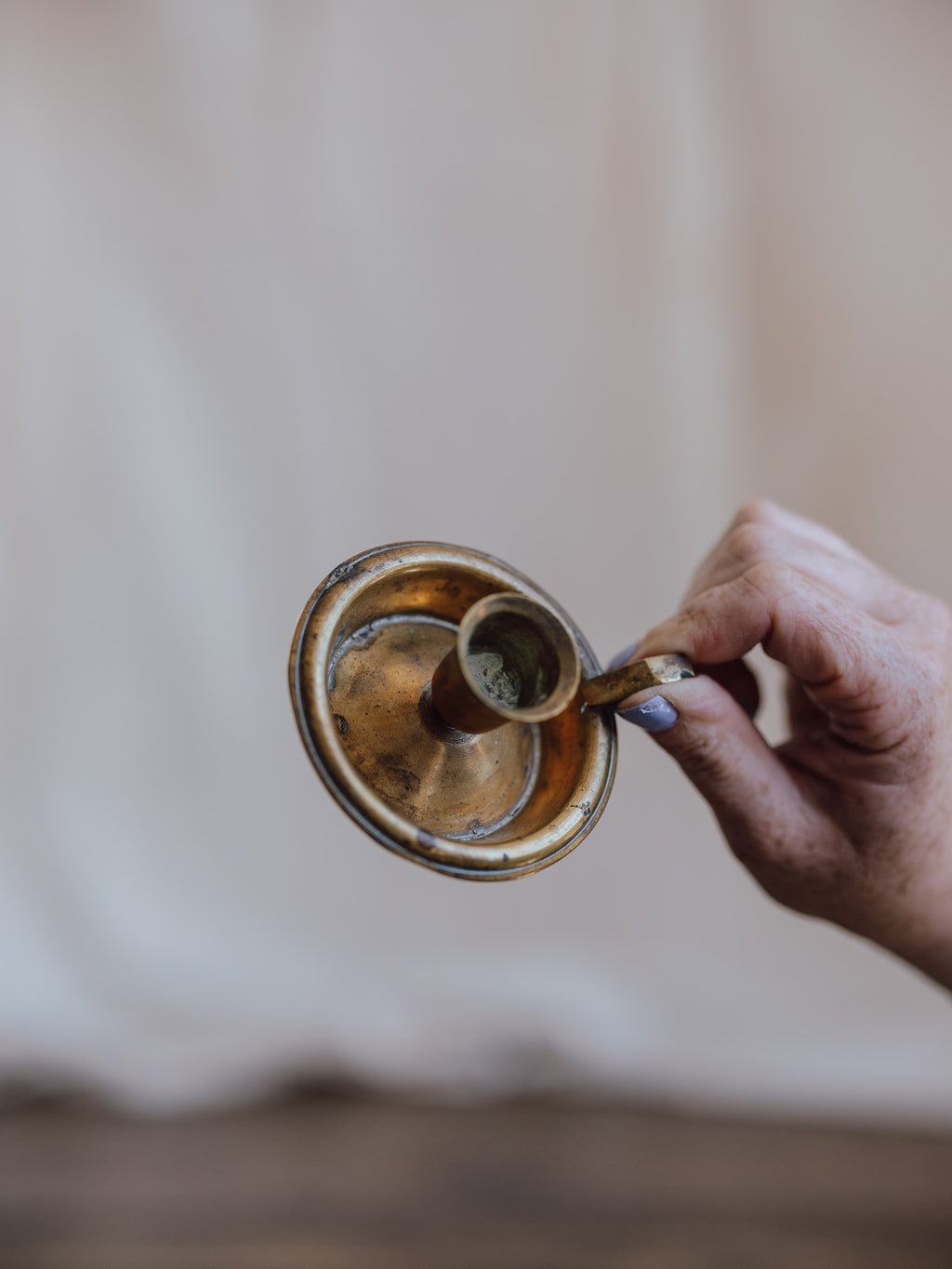 Vintage Brass Chamber Stick