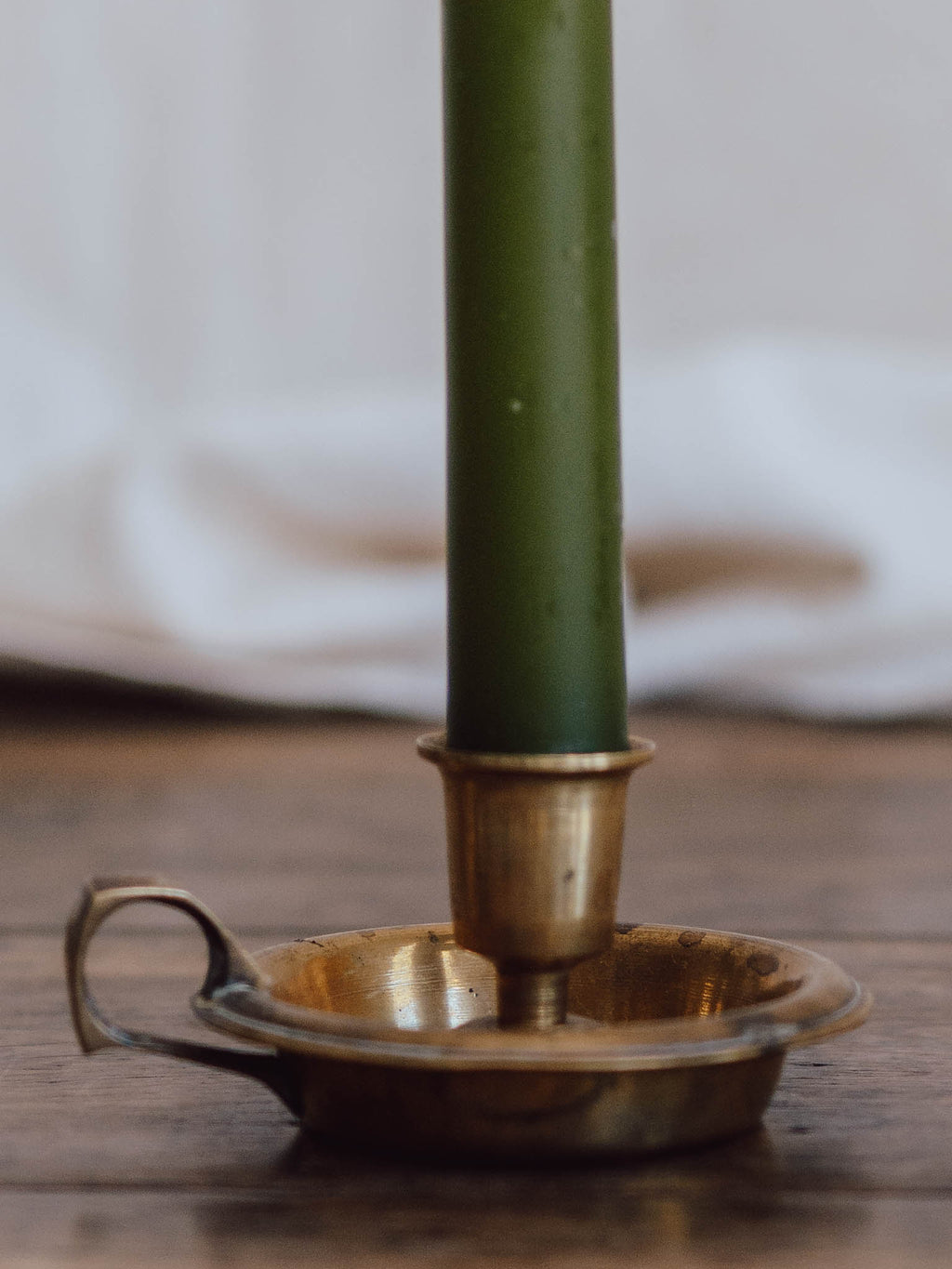 Vintage Brass Chamber Stick