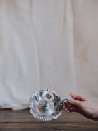 Silver Plated Candlestick Holder / Chamberstick