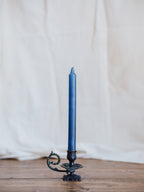 French Art Nouveau Brass Chamber Candlestick