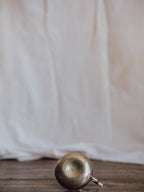 Vintage Brass Finger-Loop Candle Holder