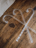 Trio of Hand-Blown Twist Display Canes