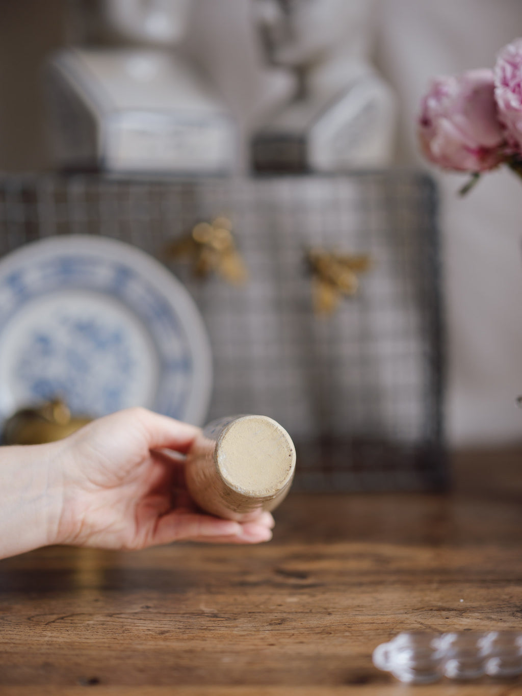 Antique Cream Ironstone Jar - Parrett & Axe-vales Dairy