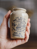 Antique Cream Ironstone Jar - Parrett & Axe-vales Dairy