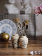 Antique Cream Ironstone Jar - Parrett & Axe-vales Dairy