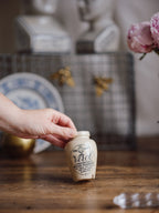 Antique Virol Ironstone Jar - “Preparation of Bone-Marrow”