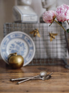 Antique Silver-Plated Iced Tea Spoons
