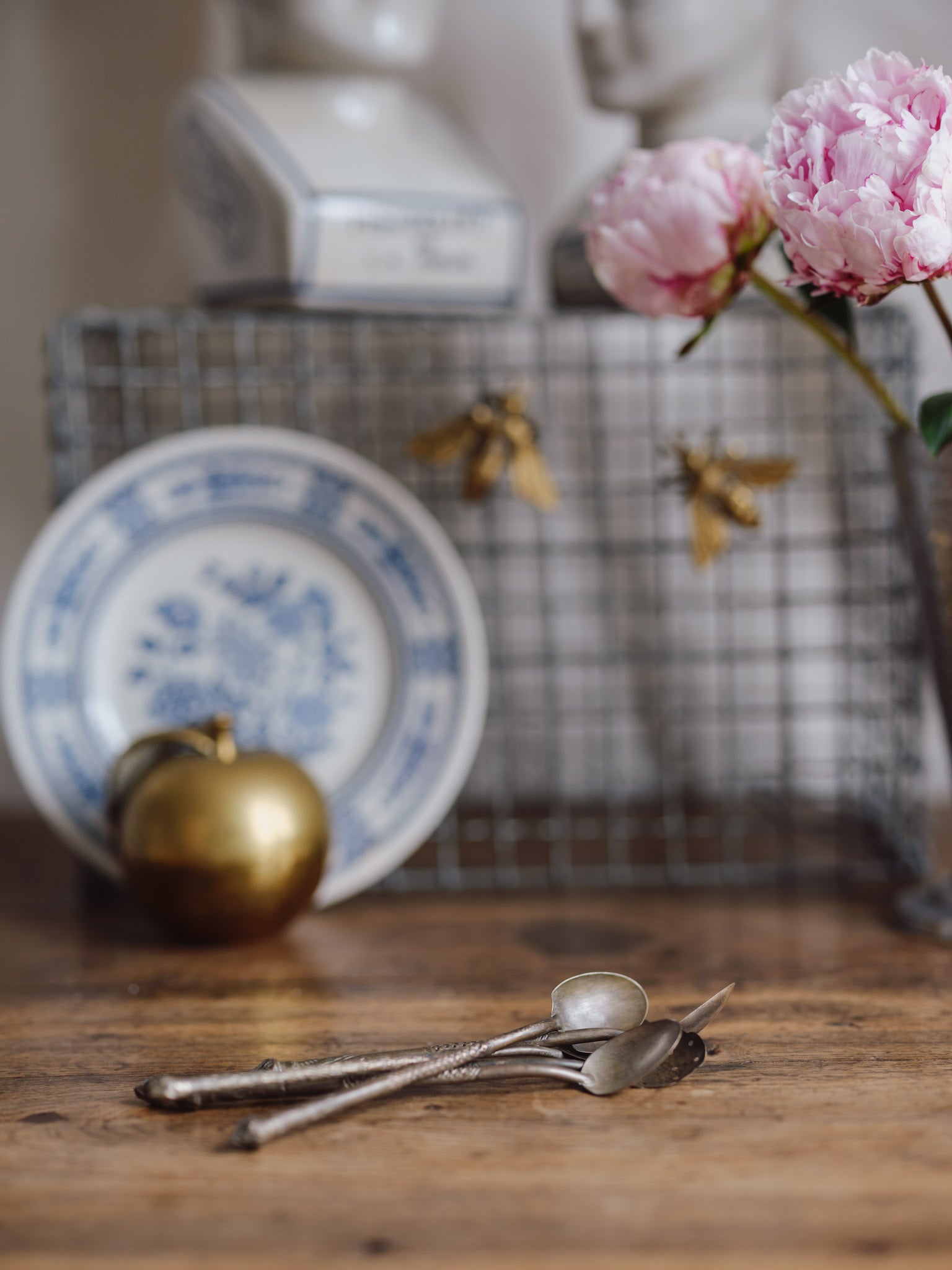 Antique Silver-Plated Iced Tea Spoons