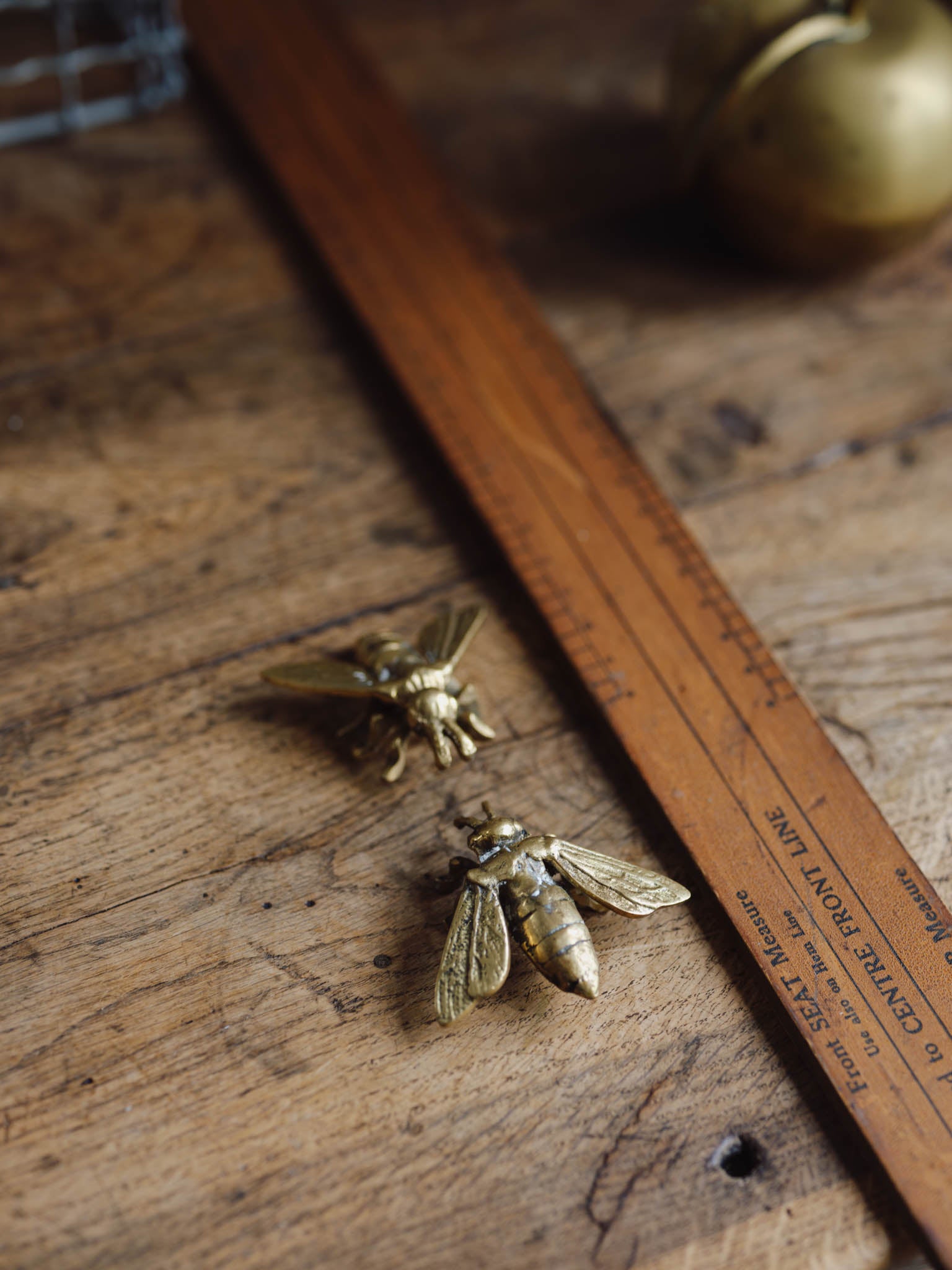 Vintage Brass Bees