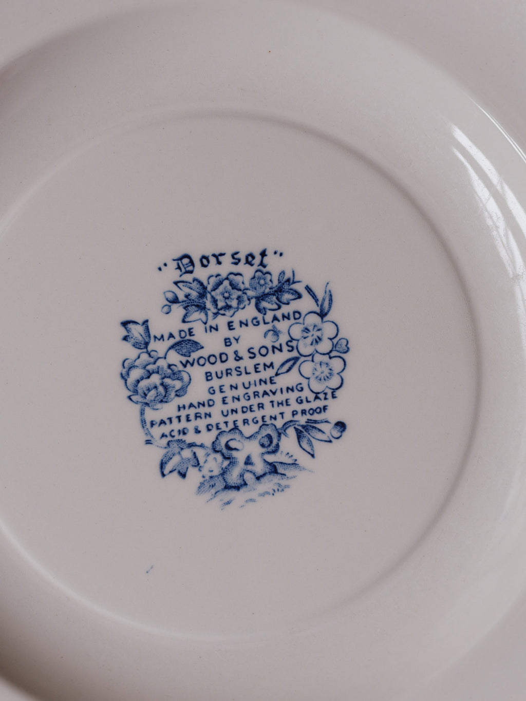 Set of Woods & Sons Dorset Ironstone Plates