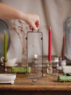 Art Deco Glass & Silvered Metal Tray