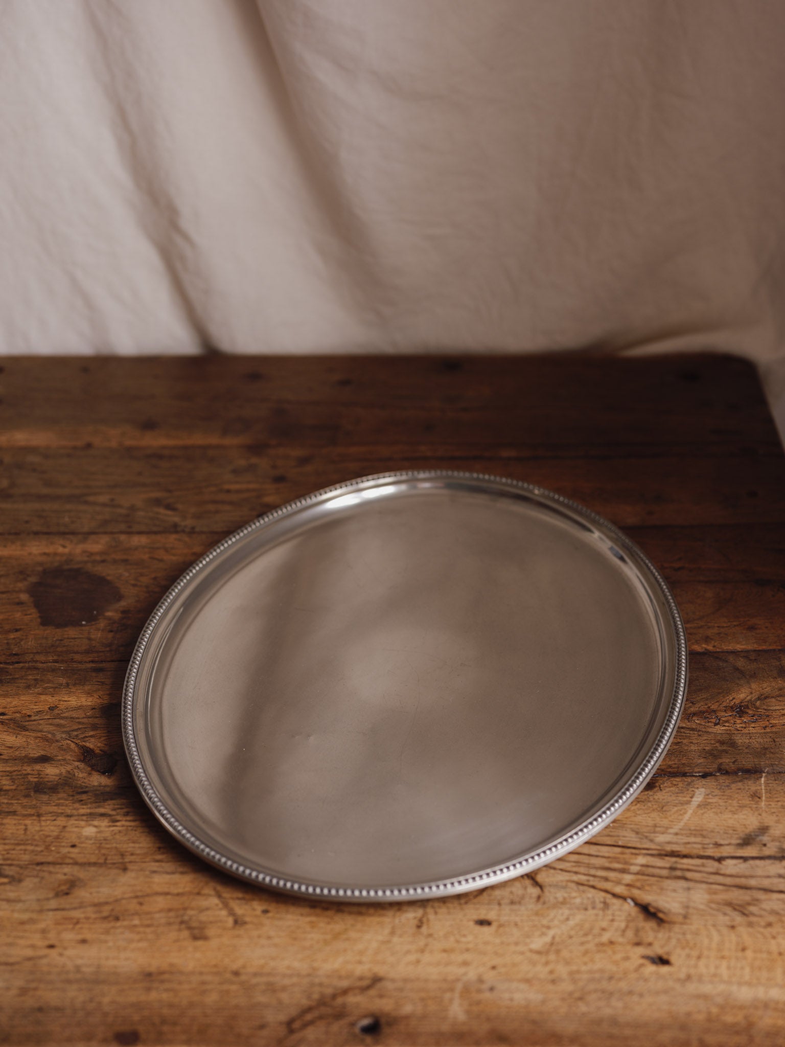 Antique James Dixon Cornish Pewter Oval Platter