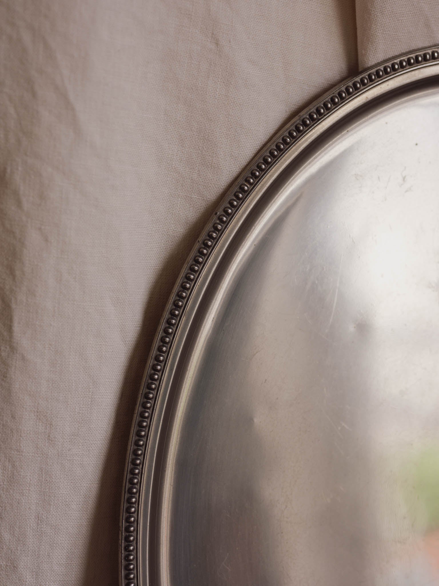 Antique James Dixon Cornish Pewter Oval Platter