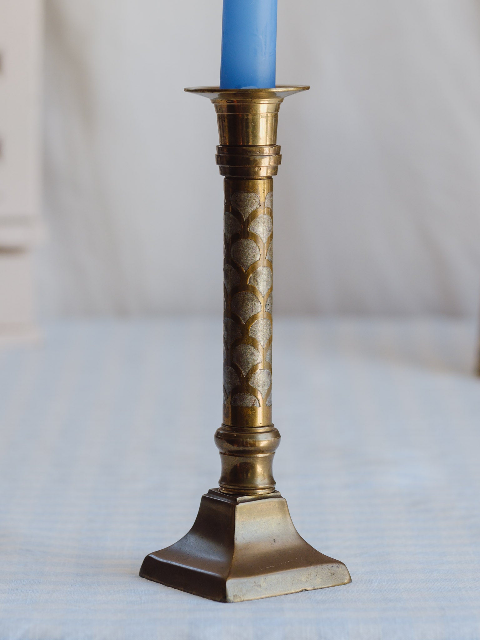 Vintage Brass Candle Holder