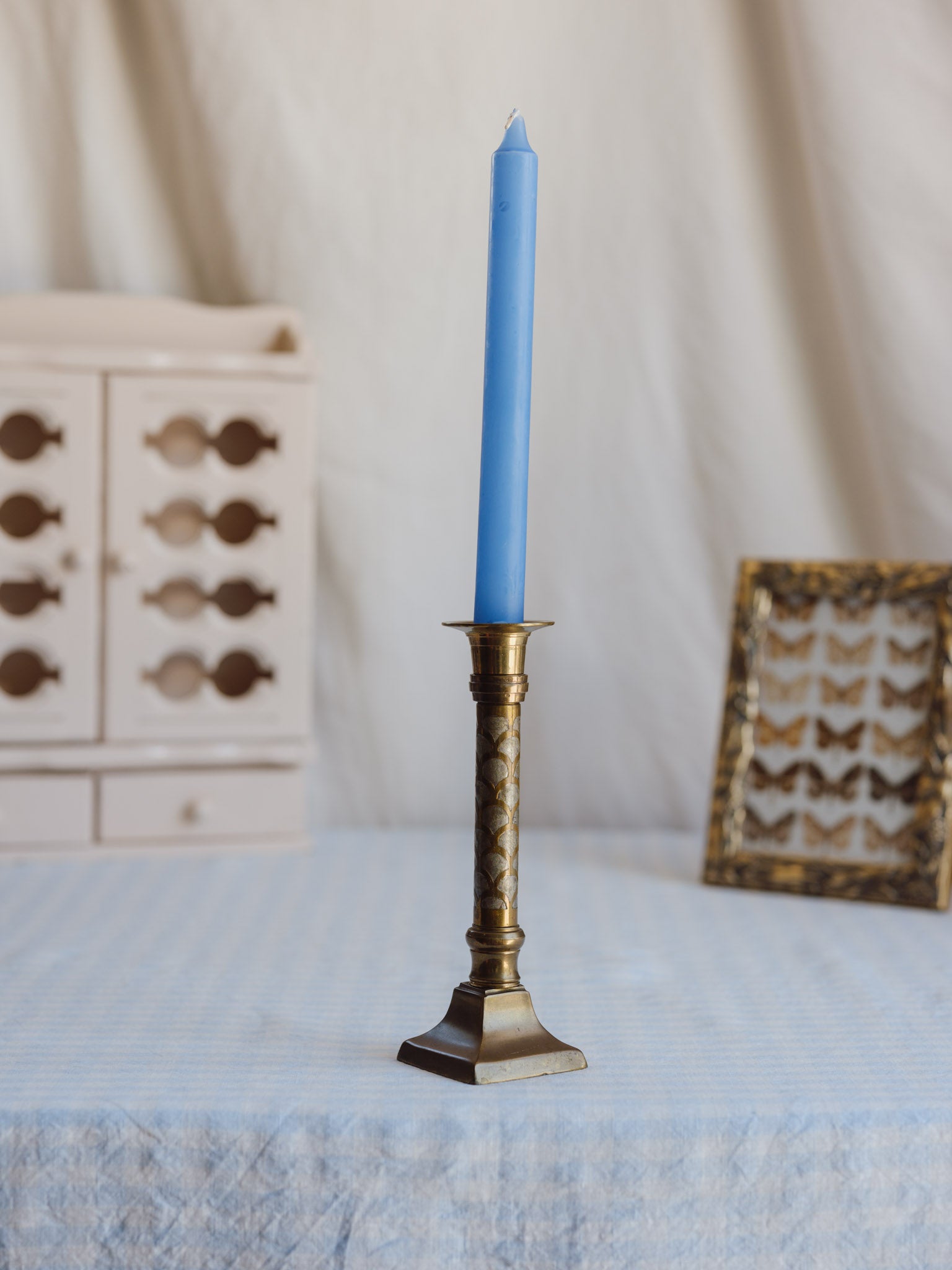 Vintage Brass Candle Holder