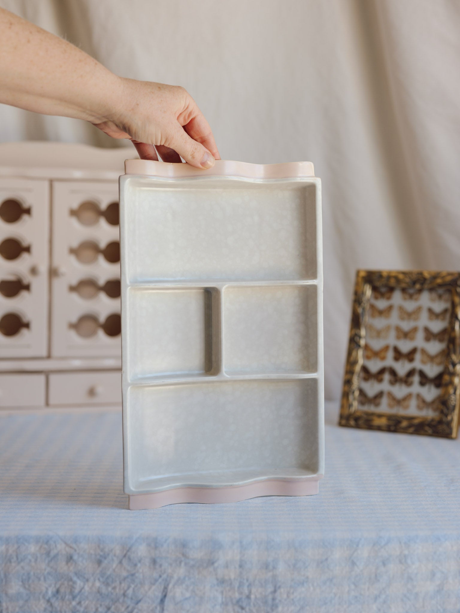 Poole Pottery Twintone Rectangular Serving Platter