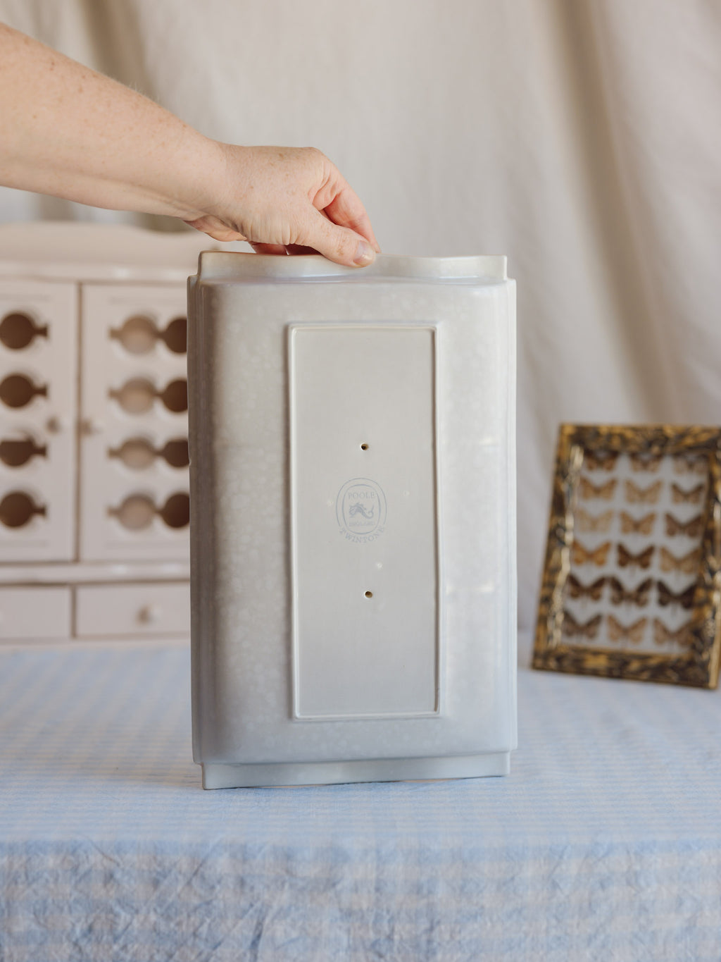 Poole Pottery Twintone Rectangular Serving Platter