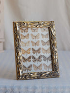 Vintage Gold Leaf & Seed Pod Photo Frame