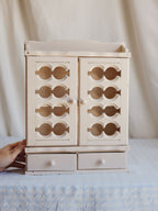 Hand-Painted Pink Shabby Chic Wall Shelf