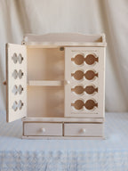 Hand-Painted Pink Shabby Chic Wall Shelf