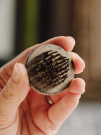 Vintage Small Round Metal Pin Flower Frog (NZ Patent)