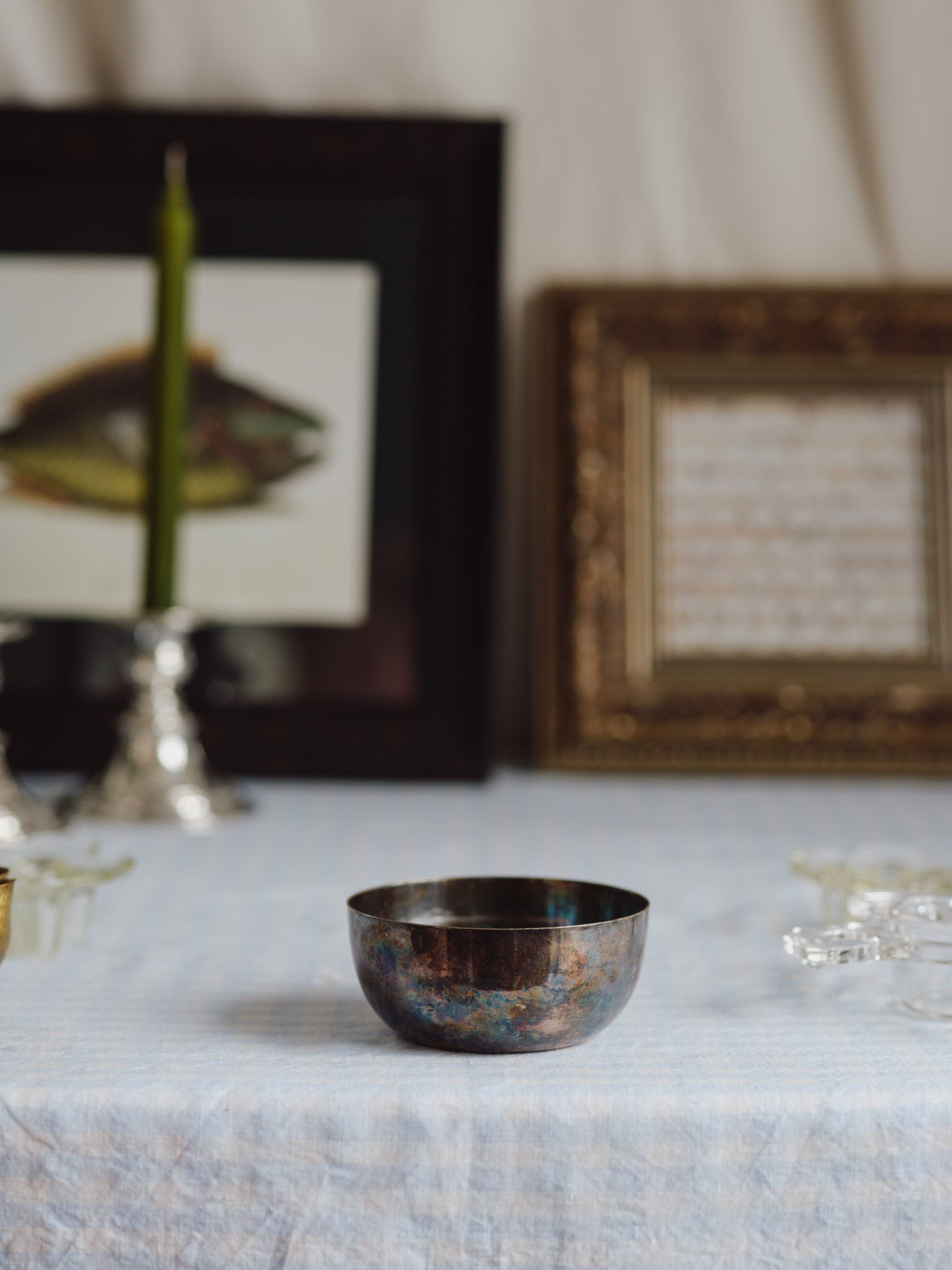 Vintage Walker & Hall Silver Plated Bowl (Made in NZ) - Heavy Patina