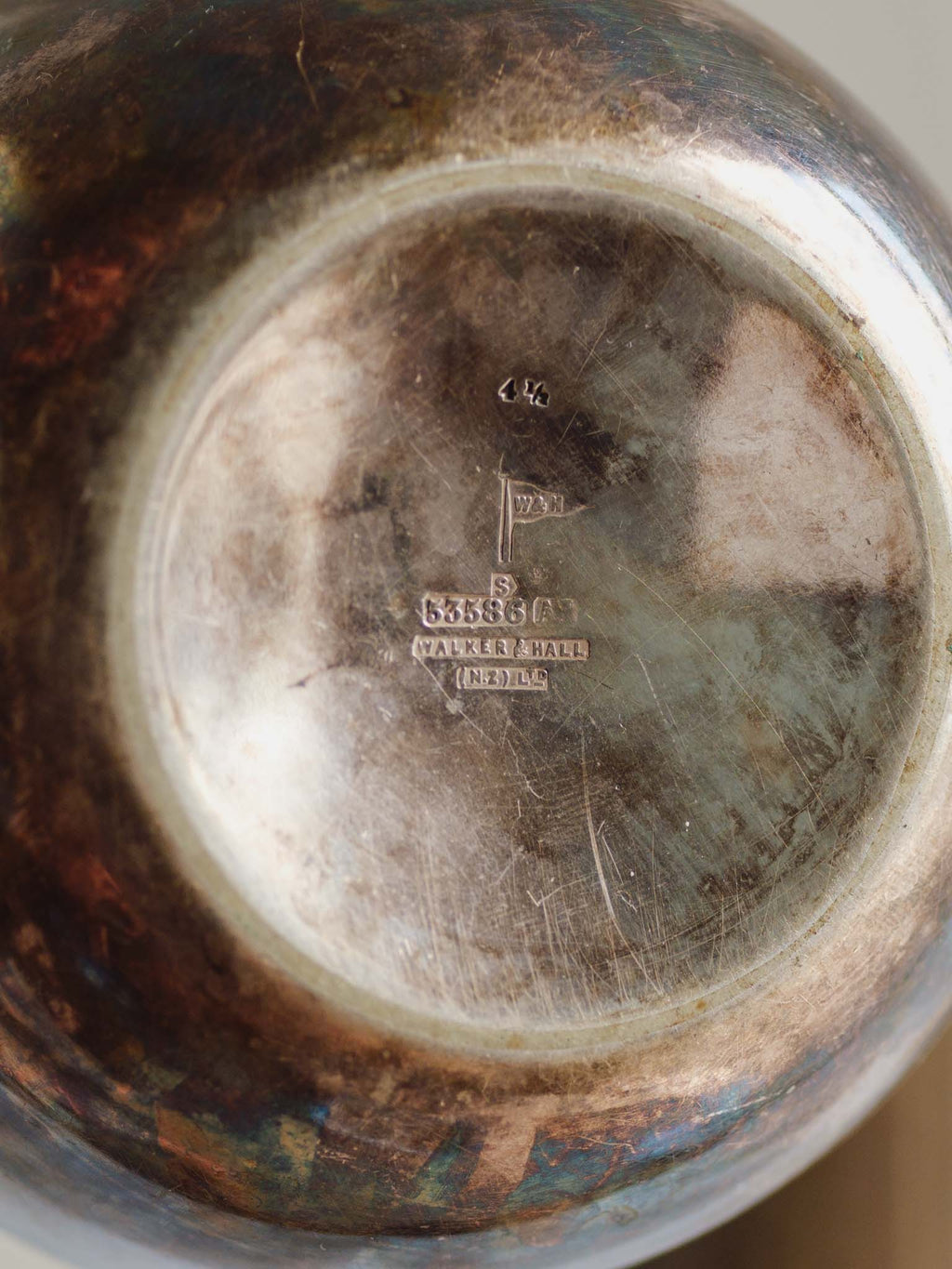 Vintage Walker & Hall Silver Plated Bowl (Made in NZ) - Heavy Patina