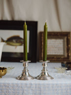 Vintage Walker & Hall Silver Plated Candlestick Holders (Pair)