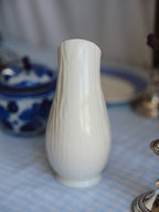 Vintage Crown Devon Cream & Green Sculptural Vase (Shape 1220)