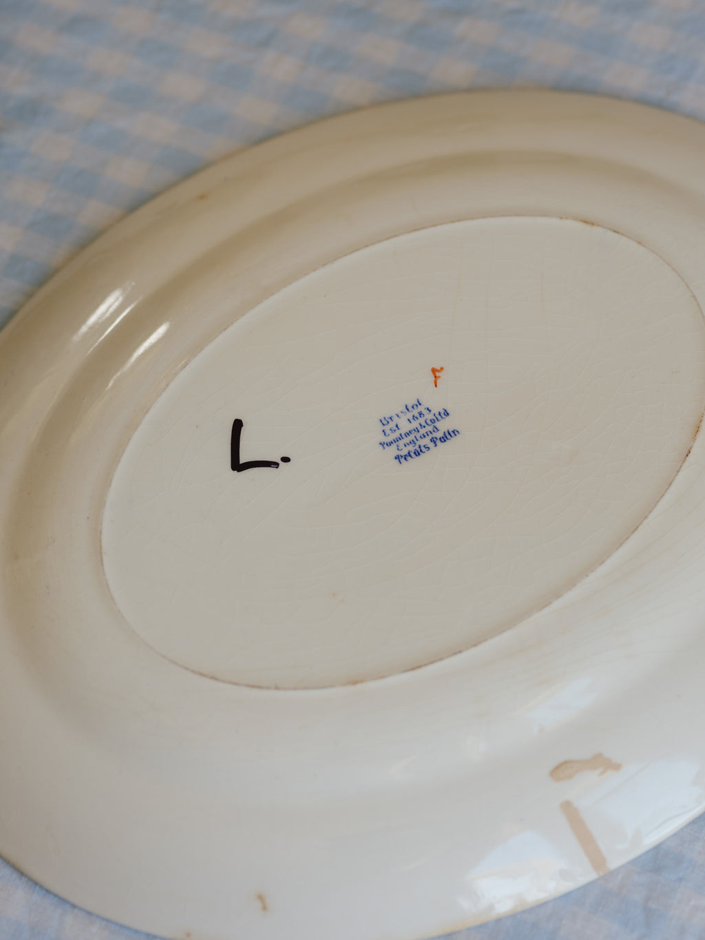 Vintage Pountney & Co 'Petal' Serving Plate