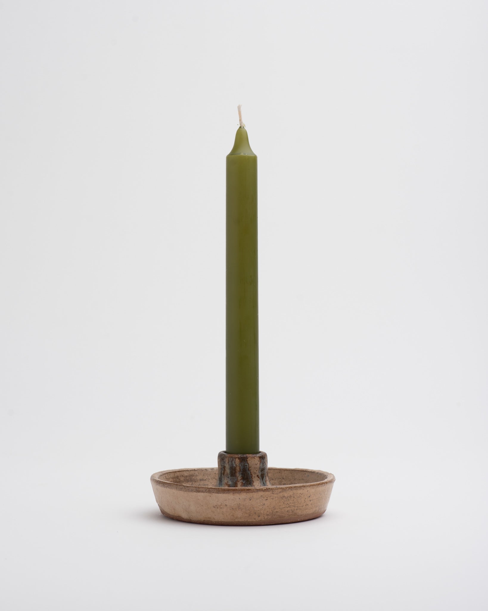 Olive Household Taper Candle